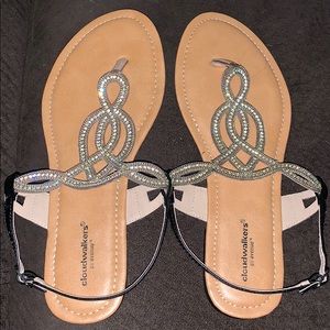 Avenue Sparkly Sandals
